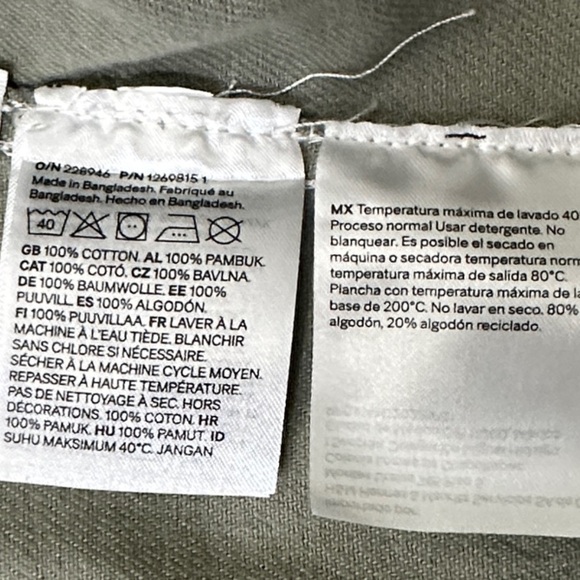 H&M‎ Cotton twill Jacket Sz. 6 - Picture 10 of 10